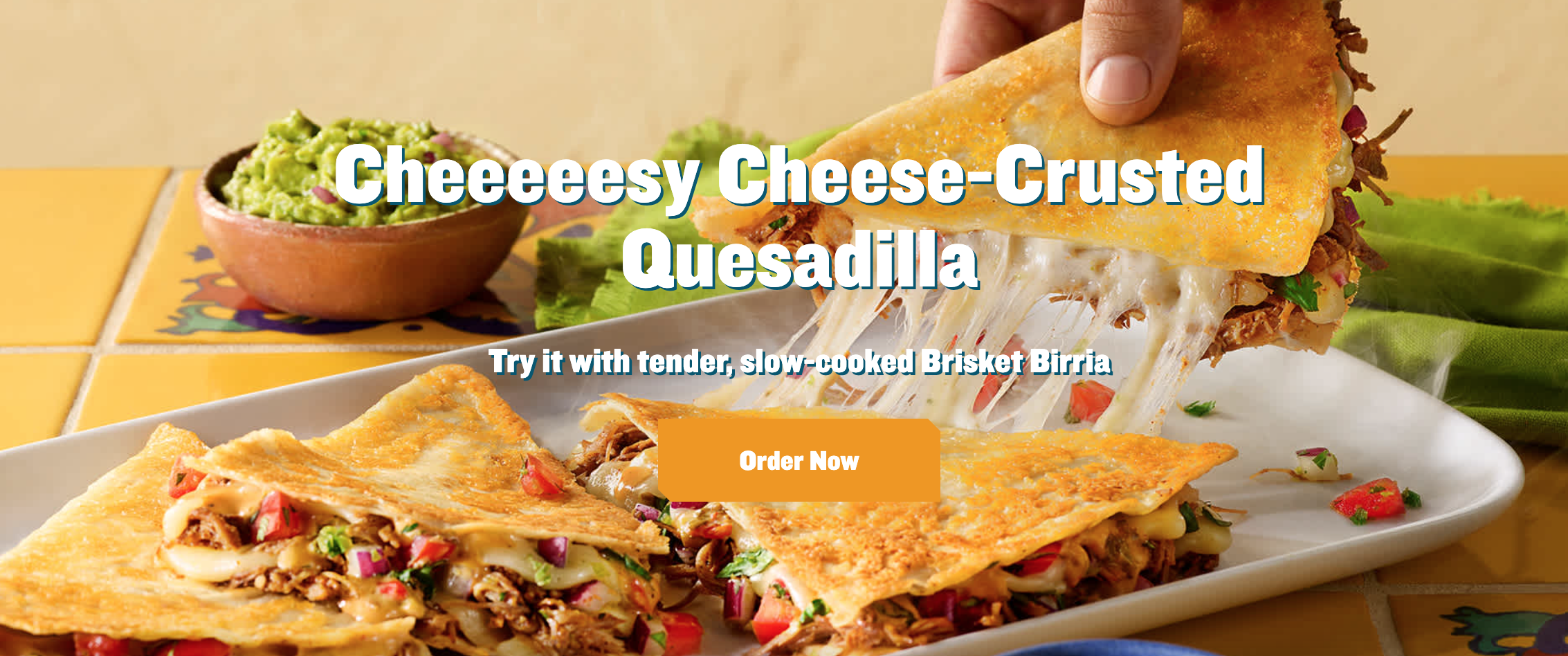 Cheese Crusted Quesadillas